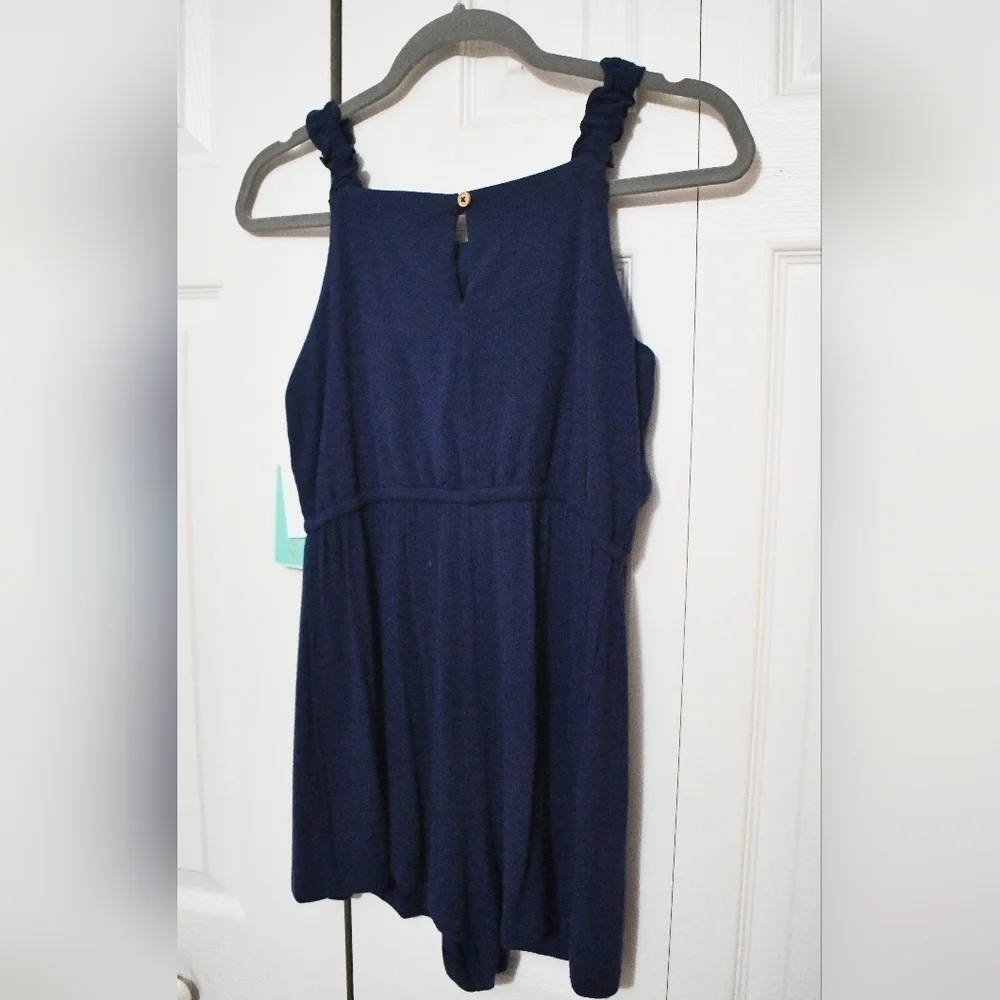 Copper Key Girl's Navy Blue Romper Size L